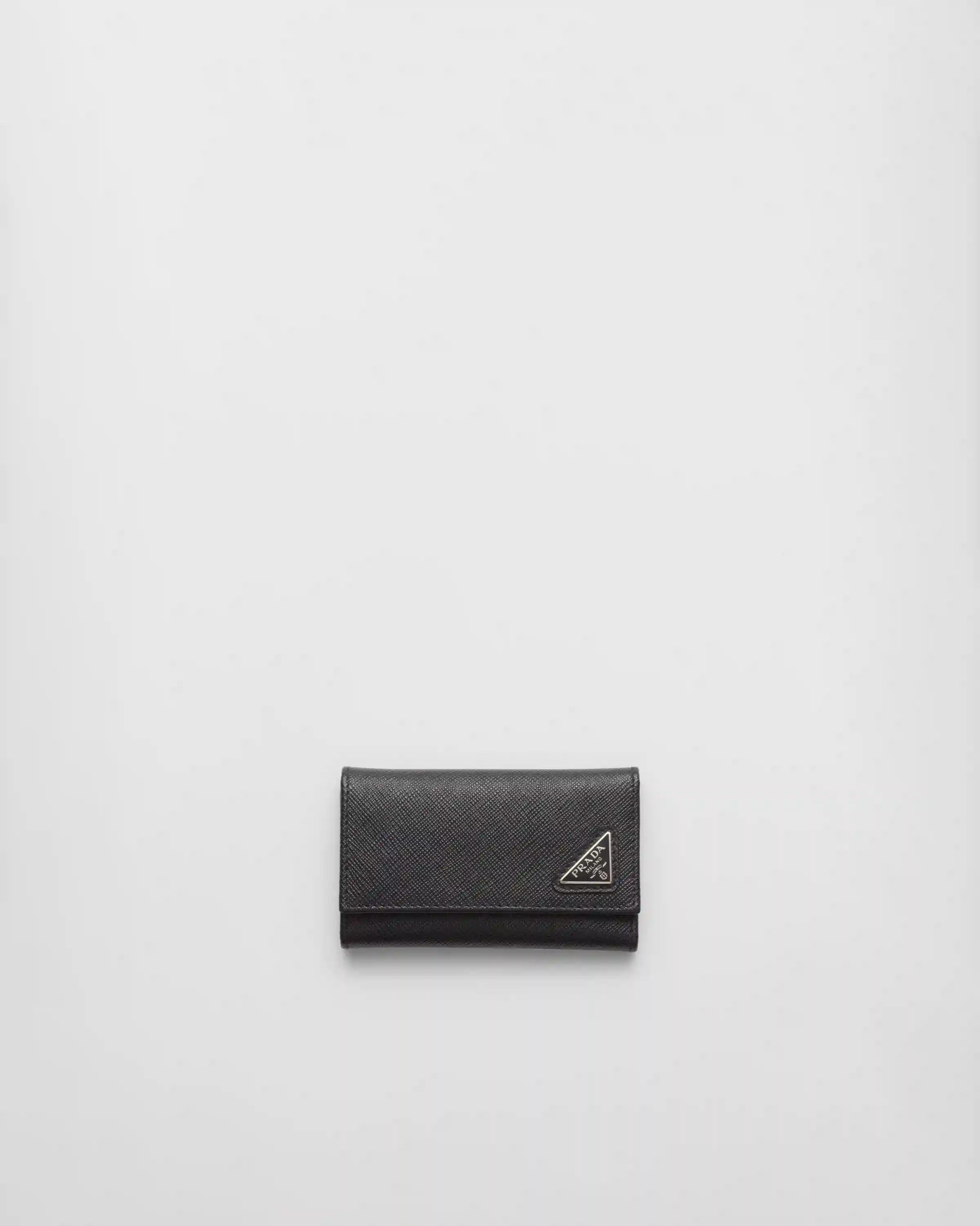 Saffiano leather key case