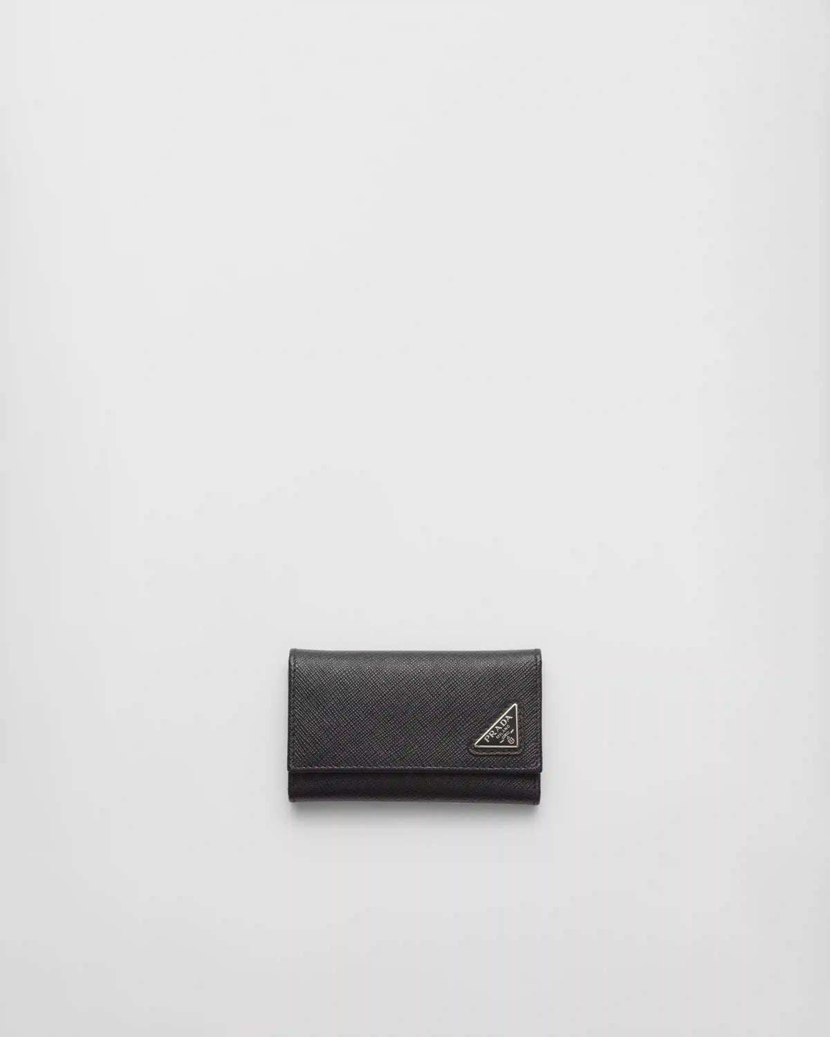 Saffiano leather key case