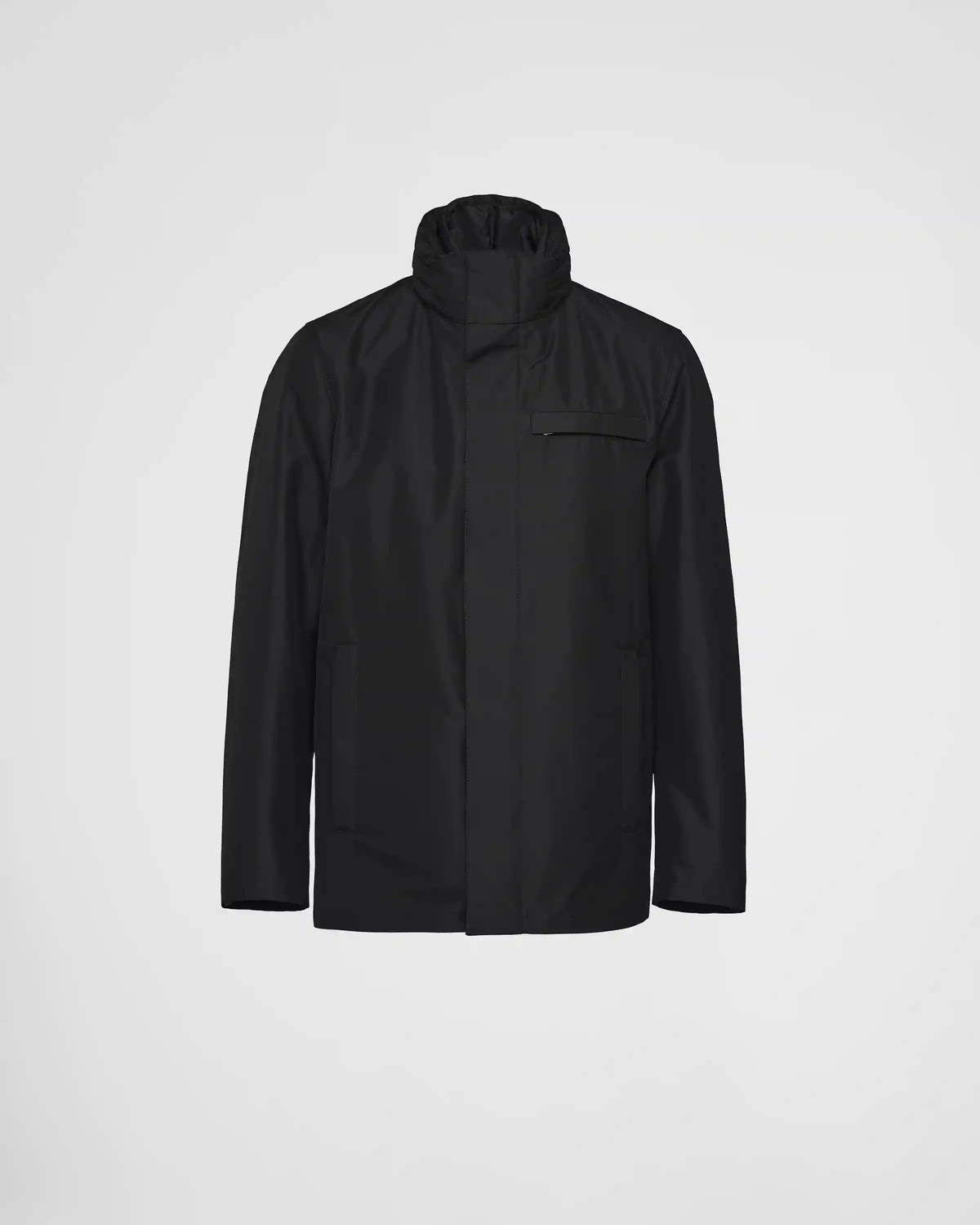 Technical fabric blouson jacket