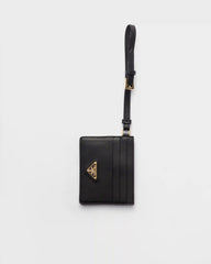 Nappa leather card holder