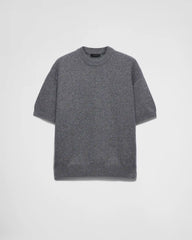 Short-sleeved Re-Cashmere sweater