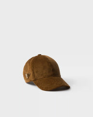 Corduroy baseball cap