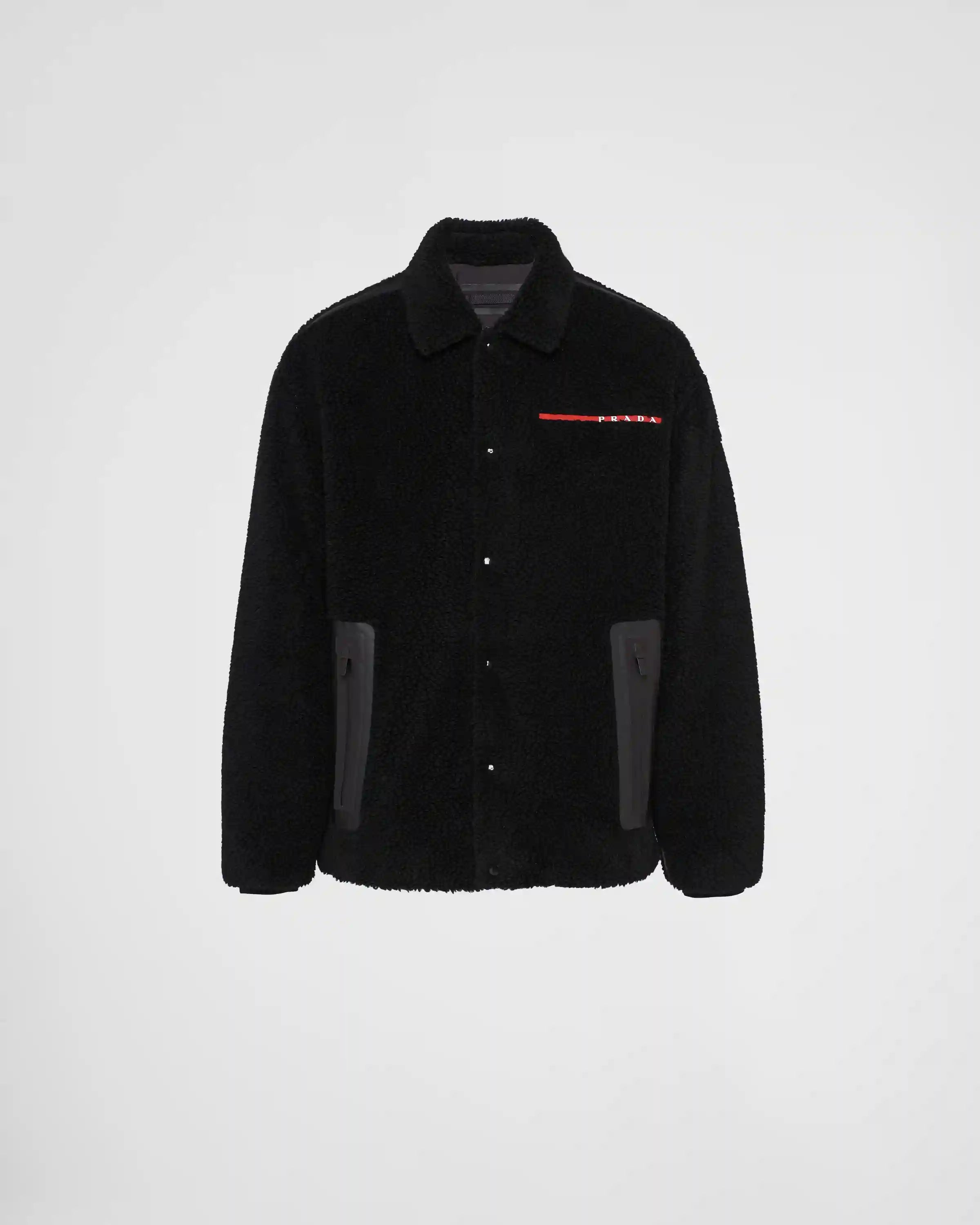 Fleece blouson jacket