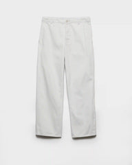Regular bleached denim jeans
