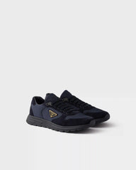 Prax 2.0 Re-Nylon and suede sneakers