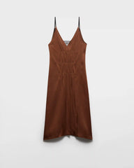 Satin crepe dress