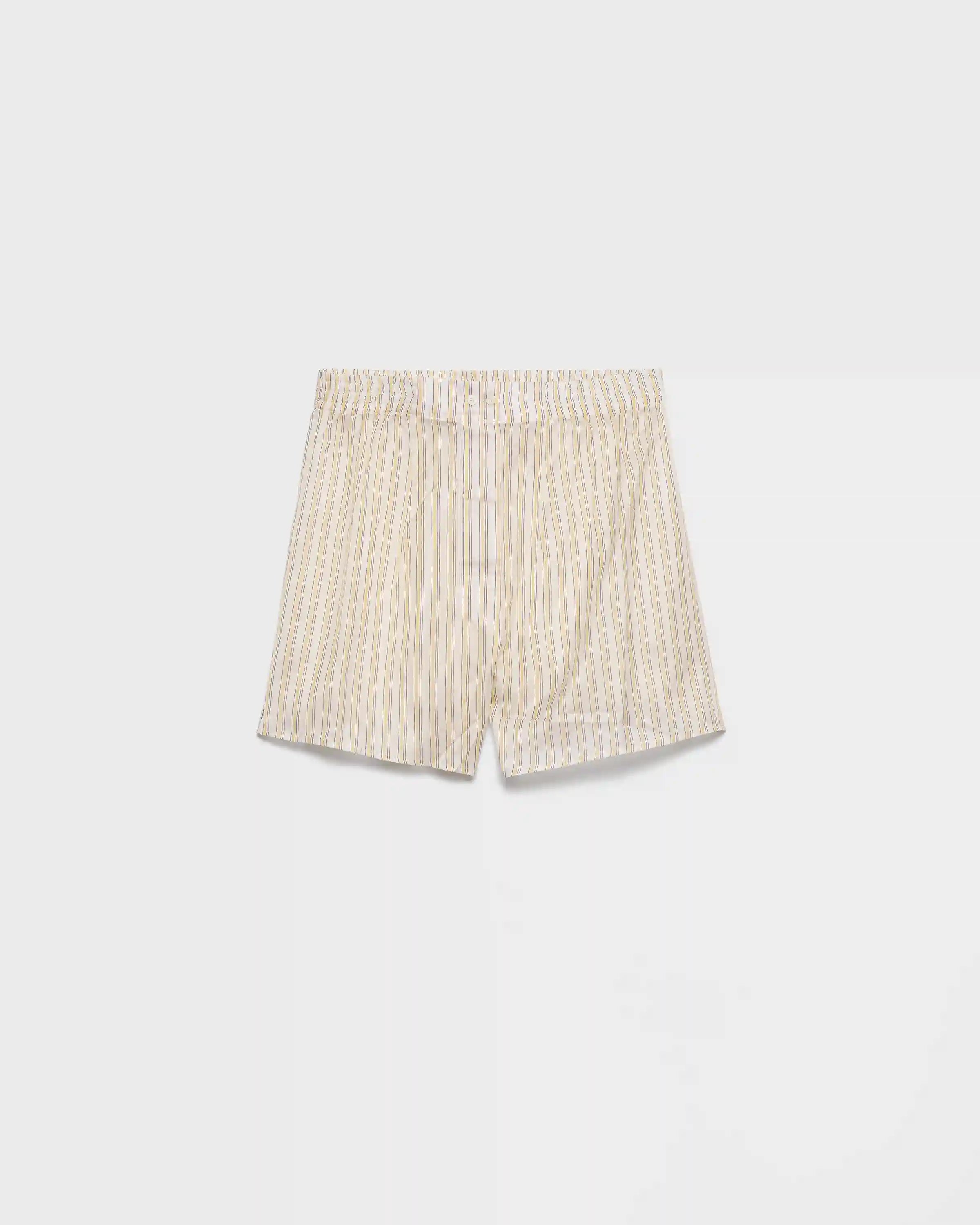 Striped boxer shorts