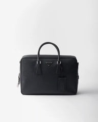 Saffiano leather work bag