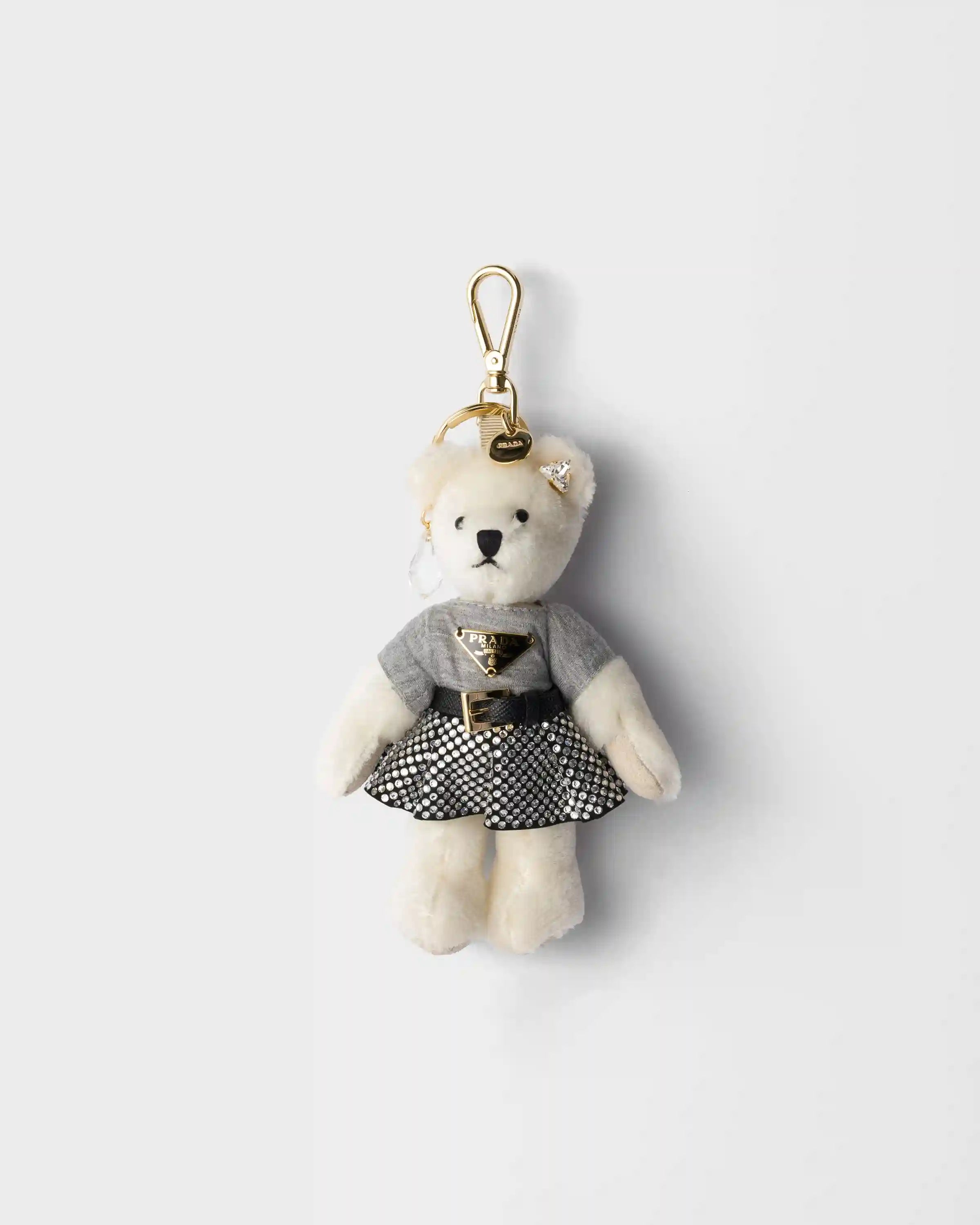 Teddy key ring charm