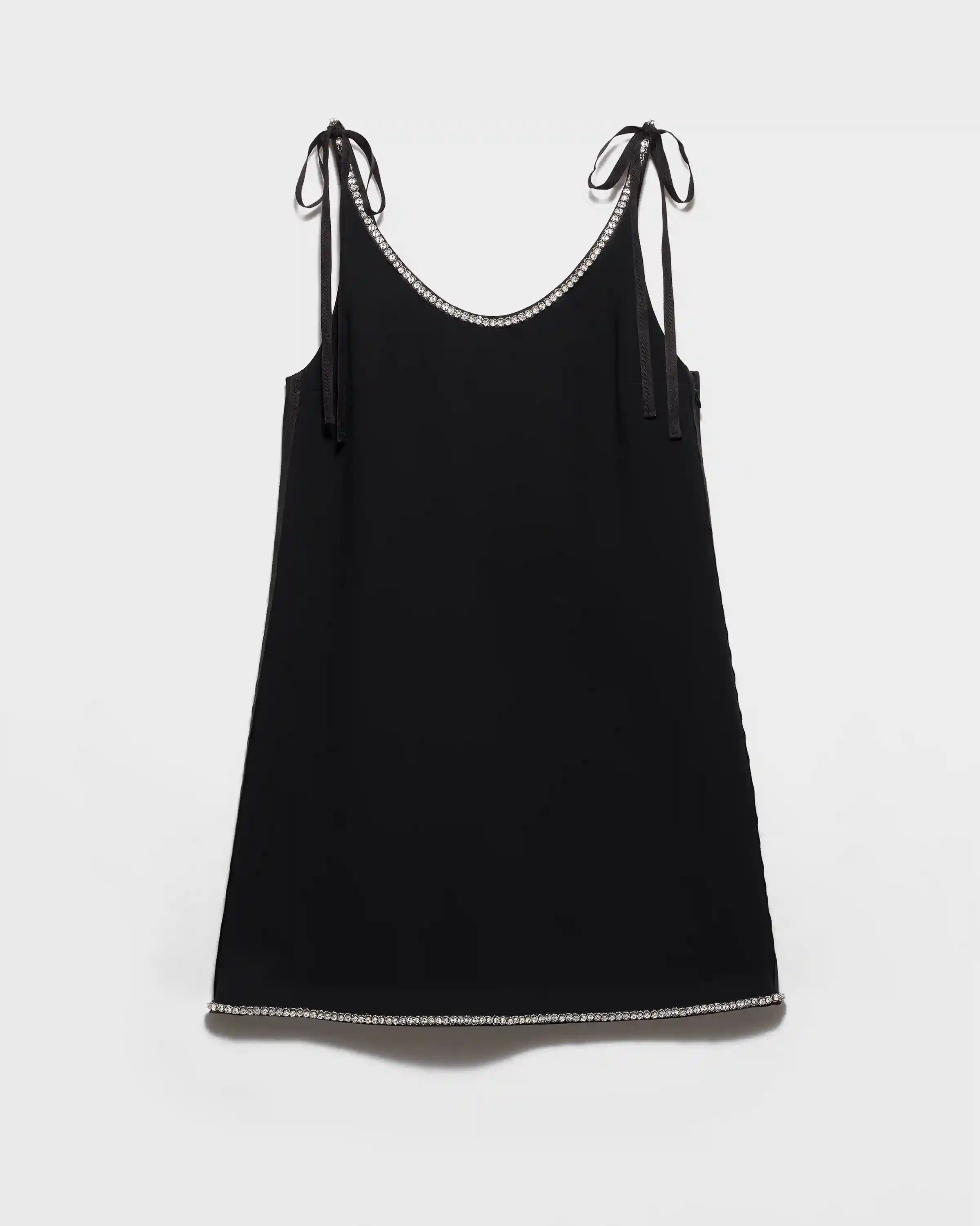 Compact sablÃ© mini-dress