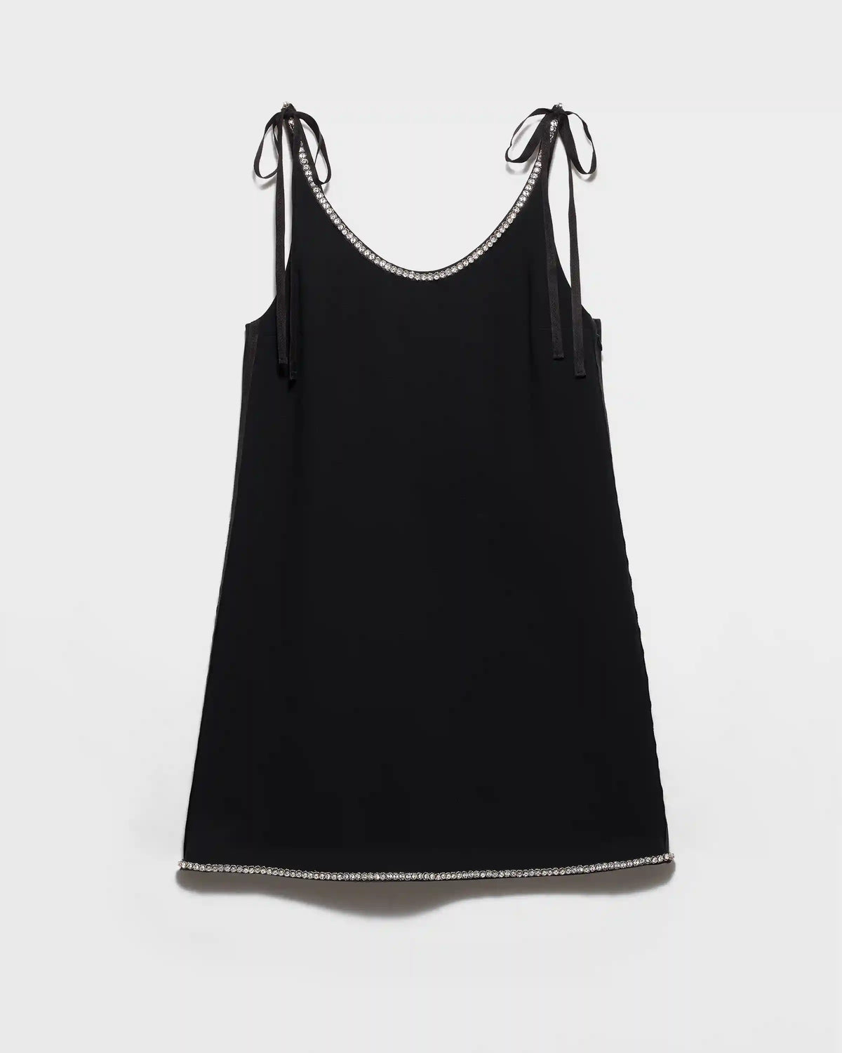 Compact sablÃ© mini-dress
