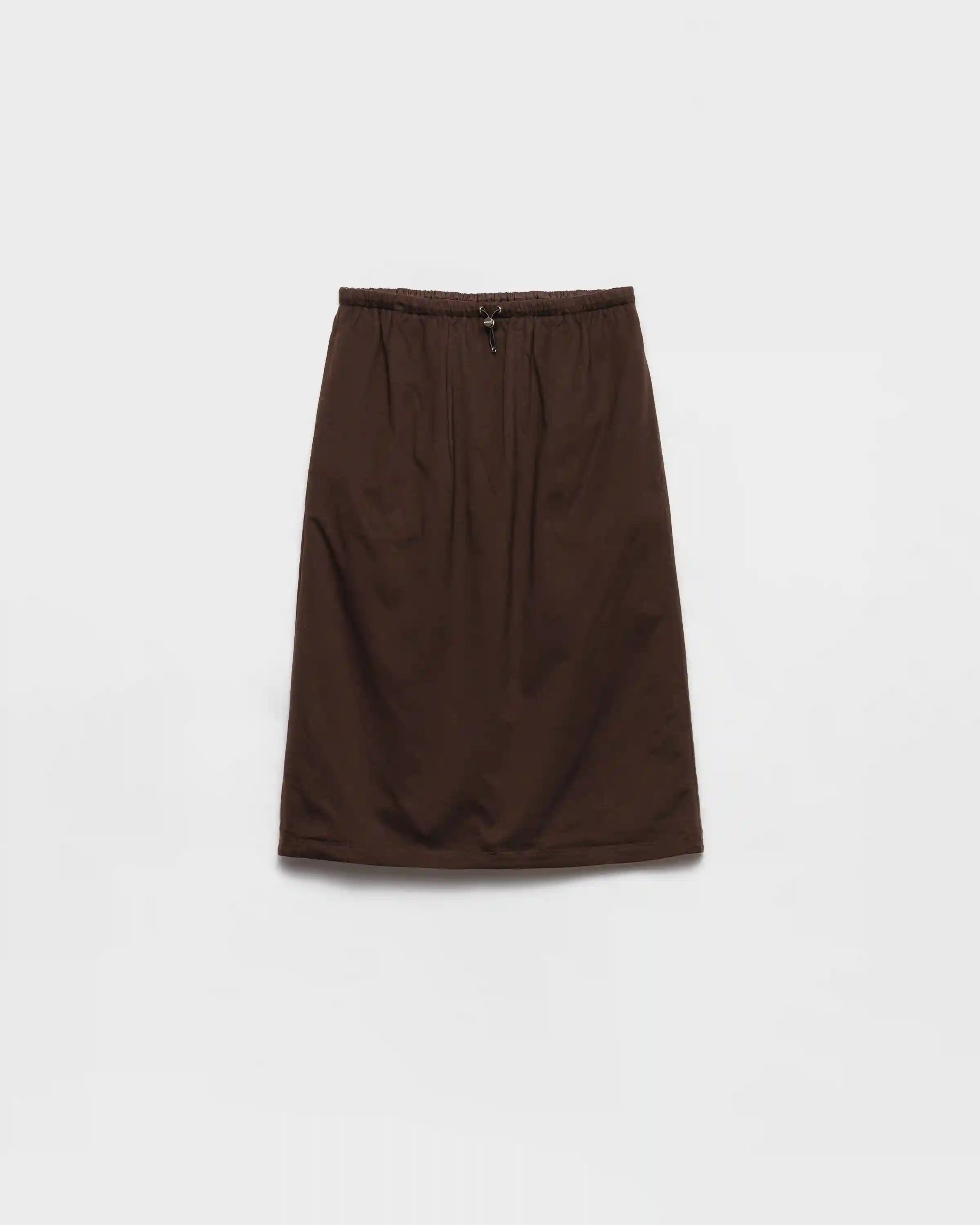 Reversible cotton jersey and Re-Nylon skirt