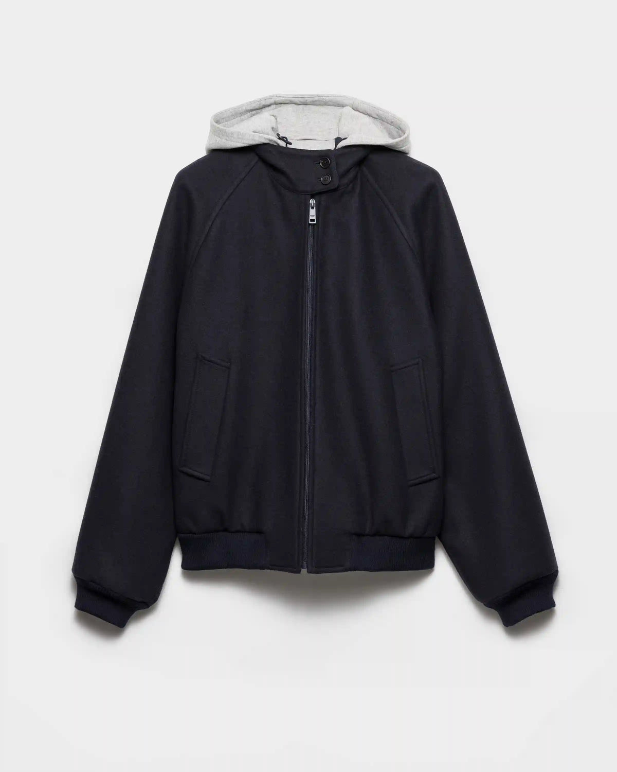 Cloth and cotton fleece jacket