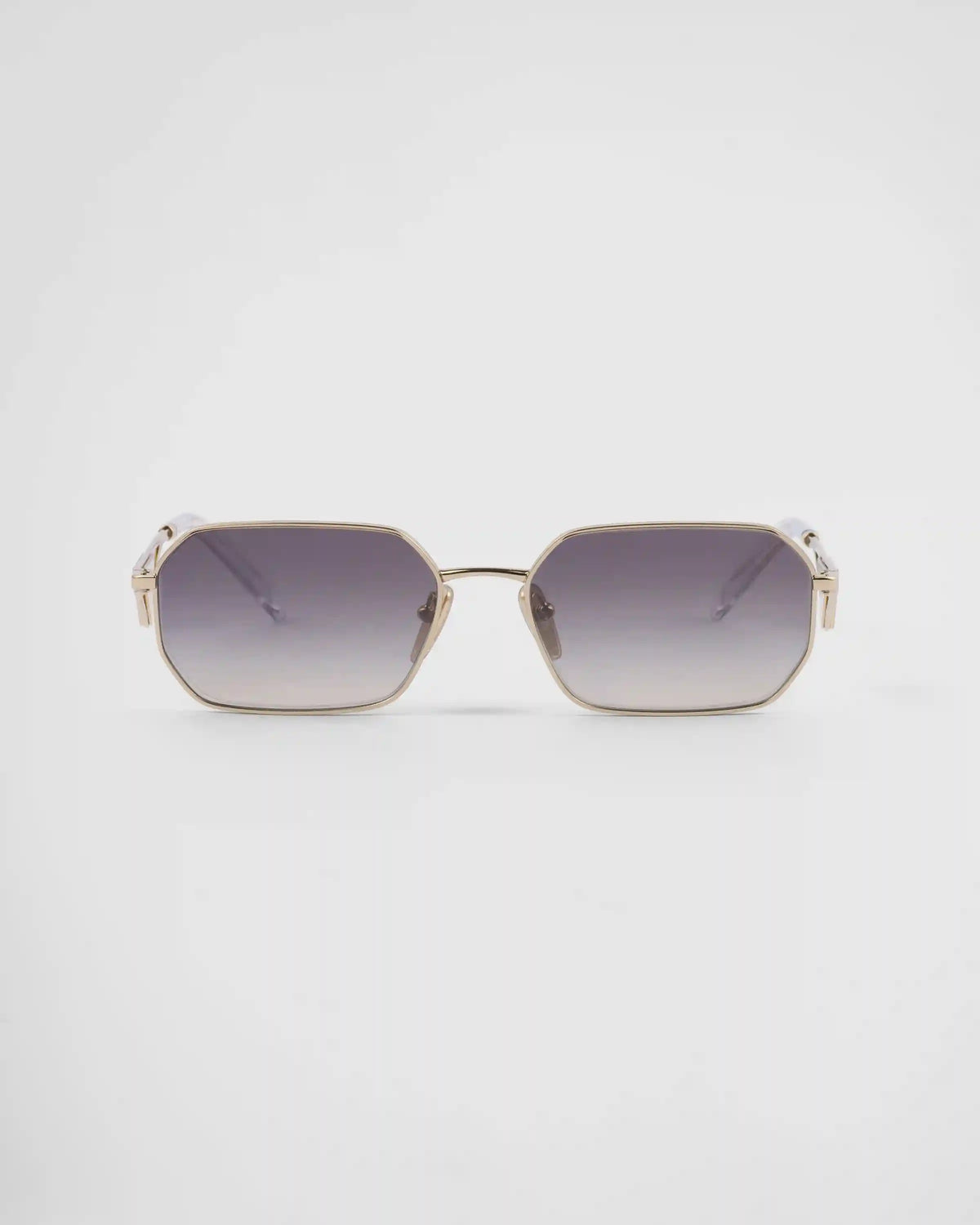 Sunglasses with Prada triangle logo