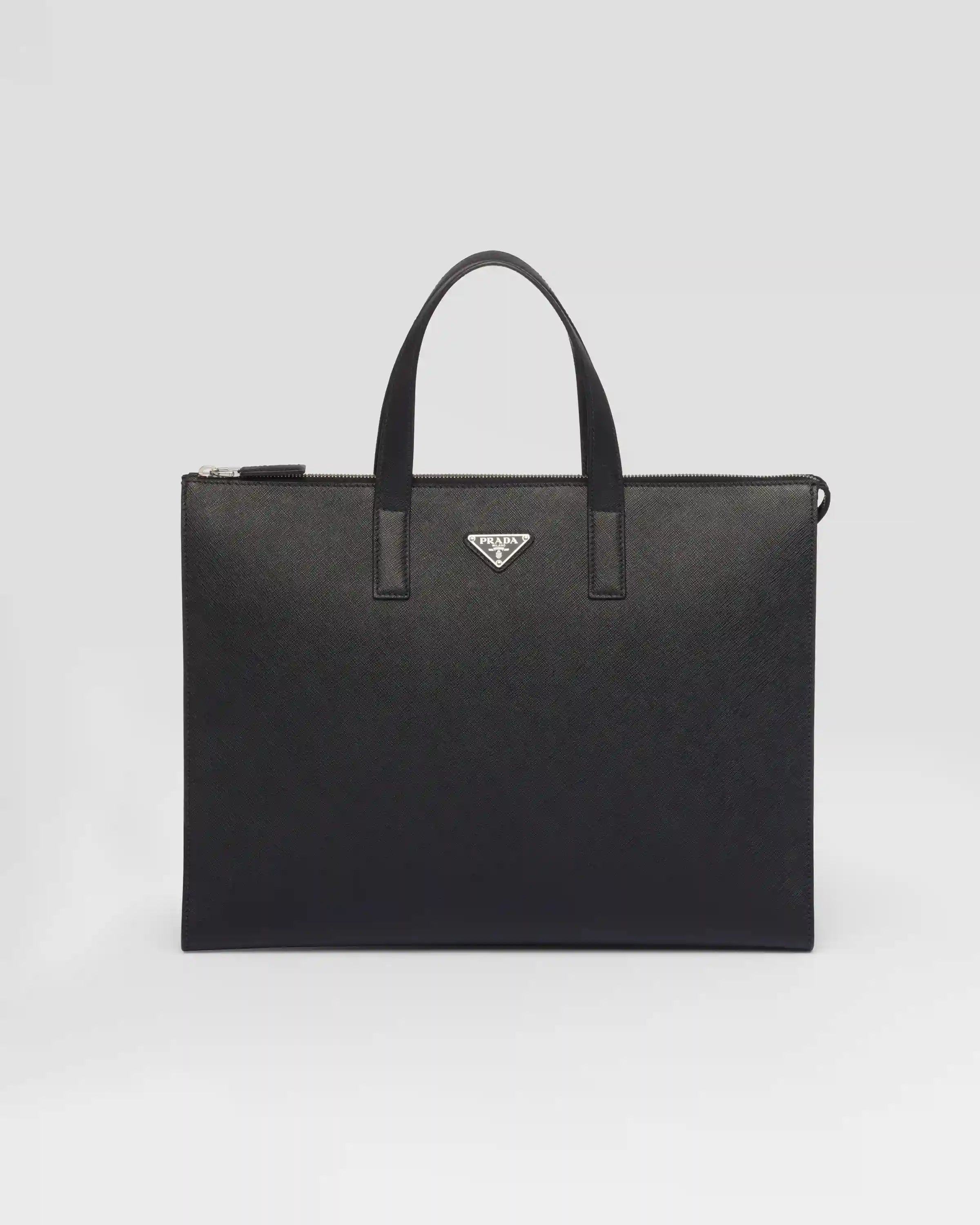 Saffiano leather tote