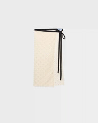 Embroidered lace apron