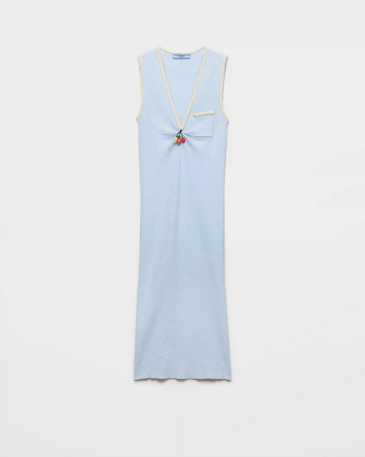 Cotton bouclÃ© dress