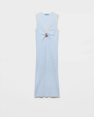 Cotton bouclÃ© dress