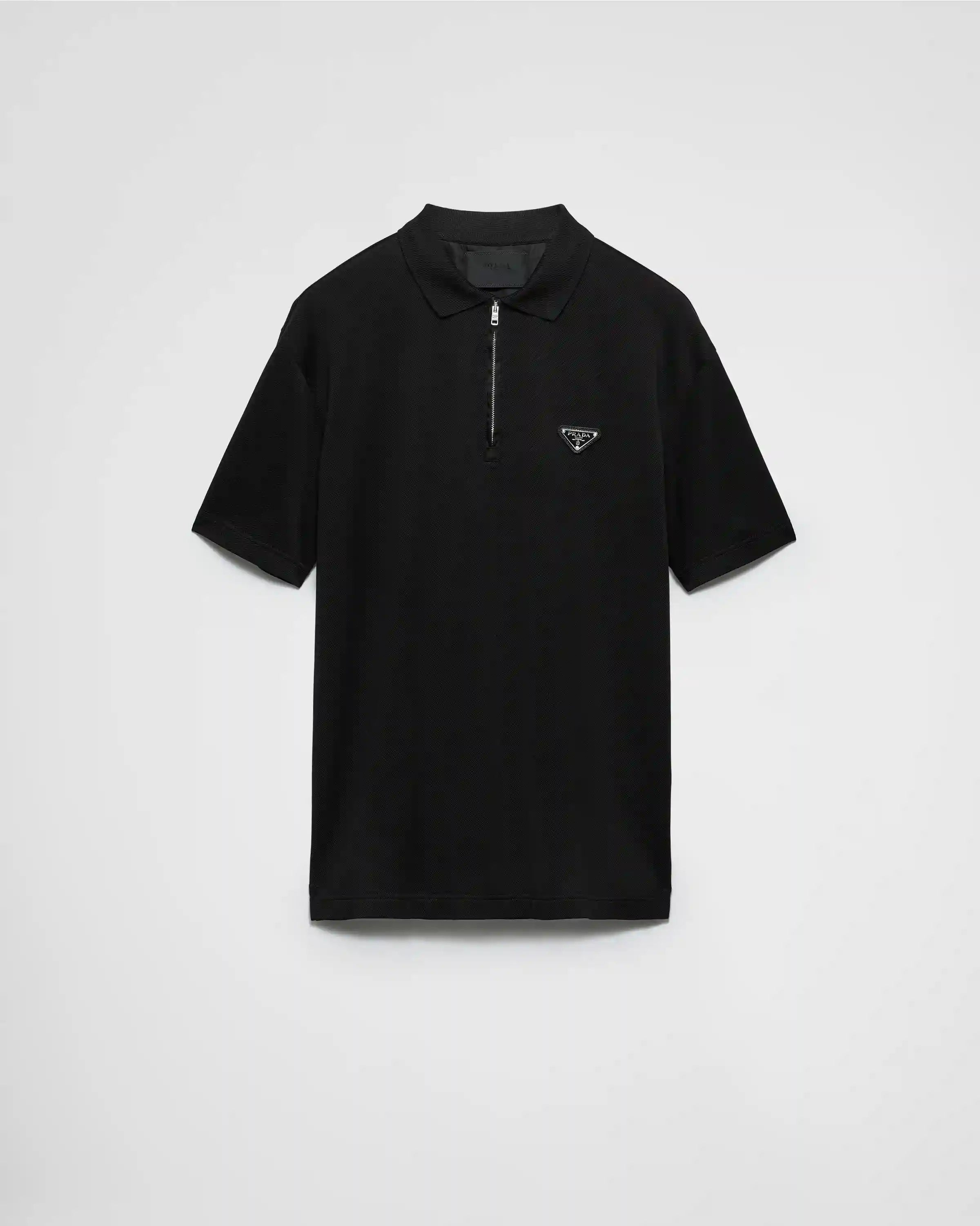 PiquÃ© polo shirt with Re-Nylon details