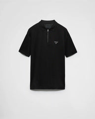PiquÃ© polo shirt with Re-Nylon details