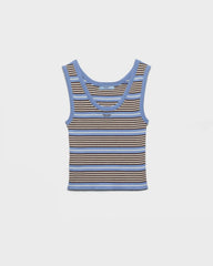 Cotton knit tank top