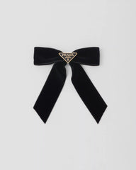 Velvet hair clip