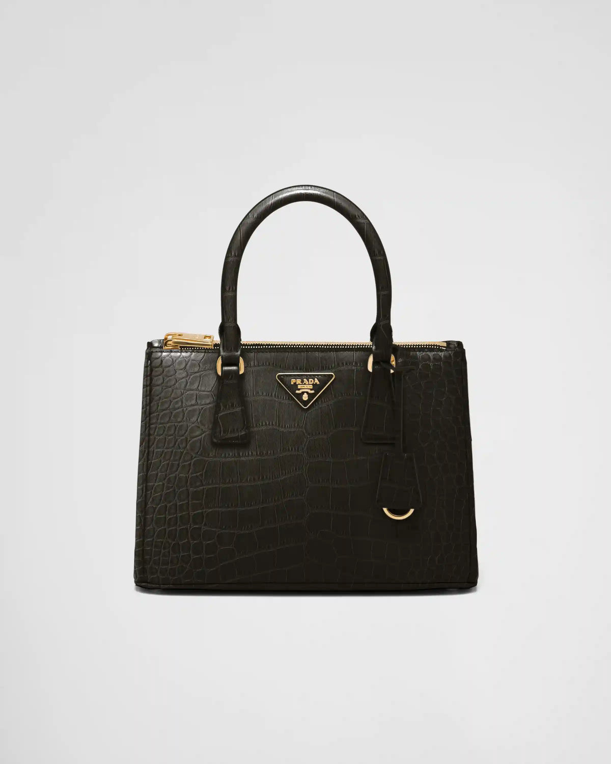 Prada Galleria medium crocodile leather bag