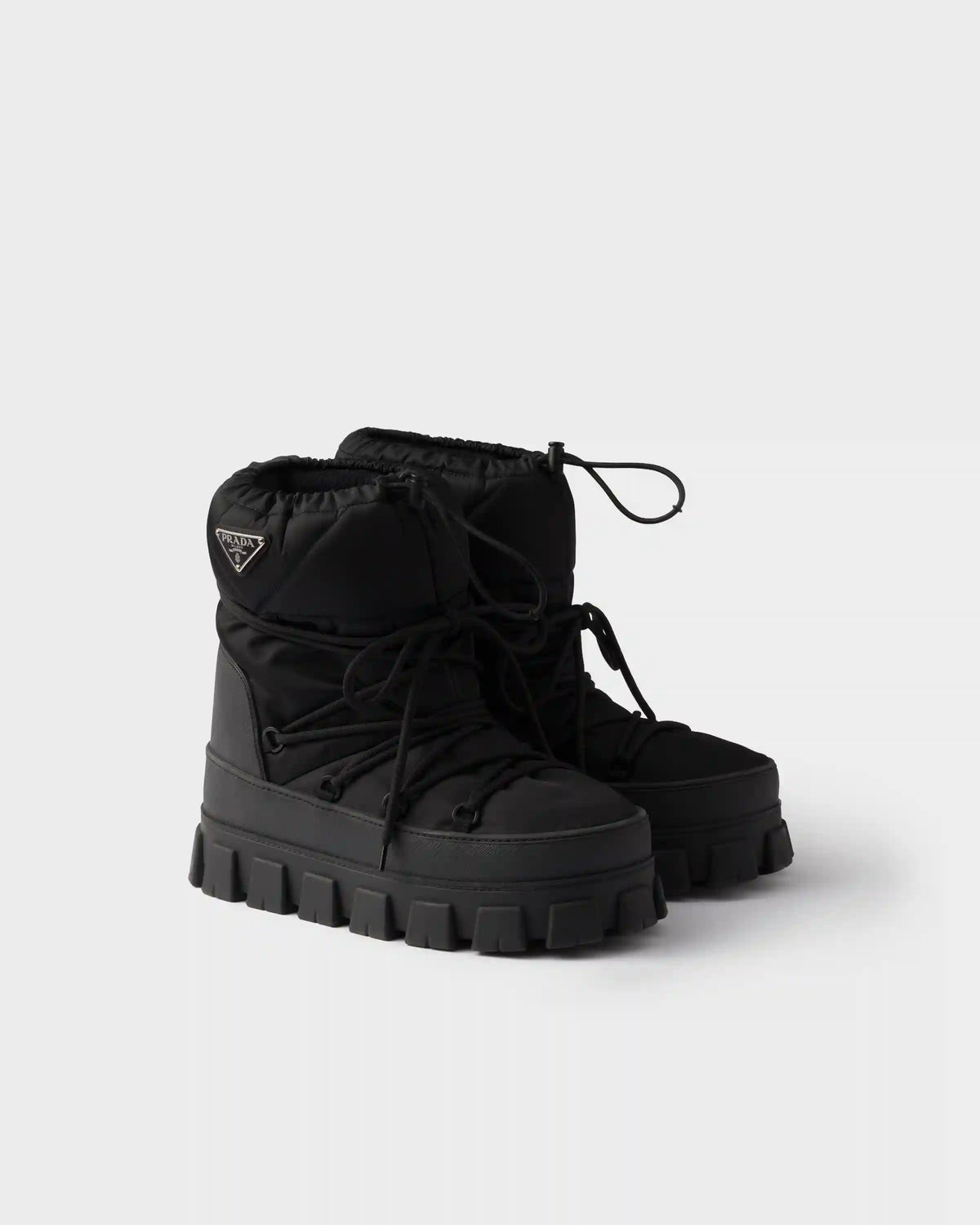 Re-Nylon gabardine aprÃ¨s ski booties