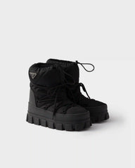 Re-Nylon gabardine aprÃ¨s ski booties
