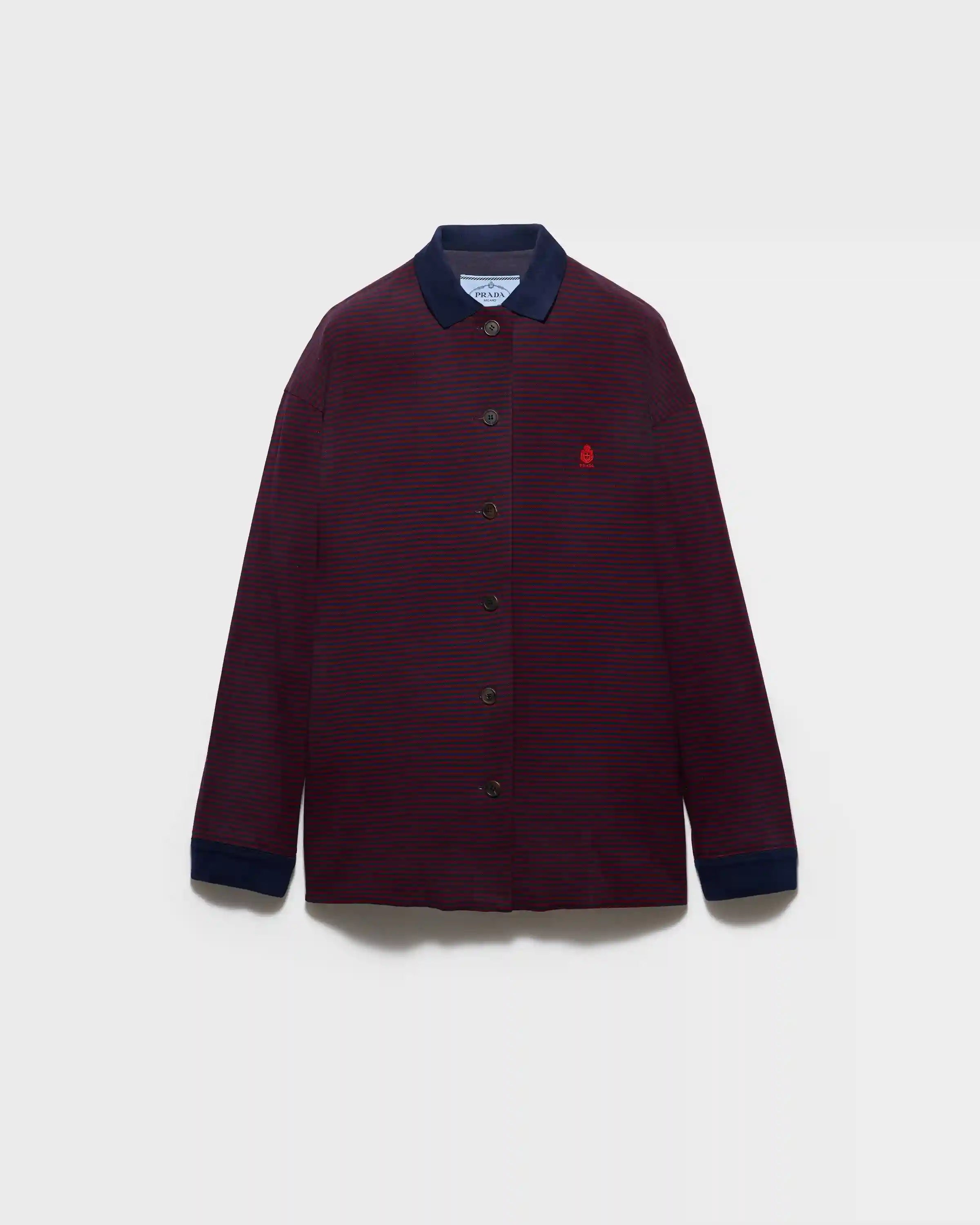 PiquÃ© blouson jacket