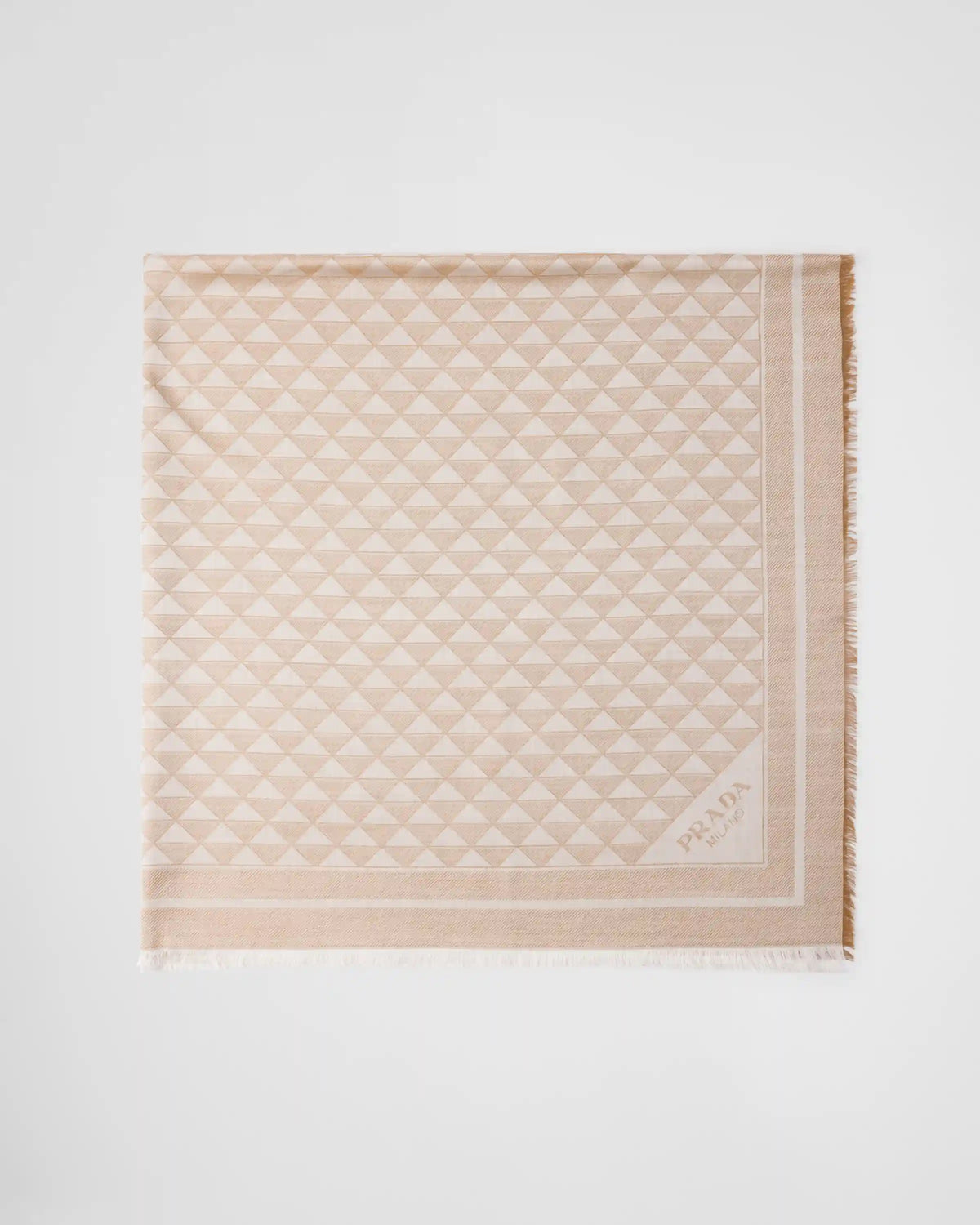 Silk and wool shawl