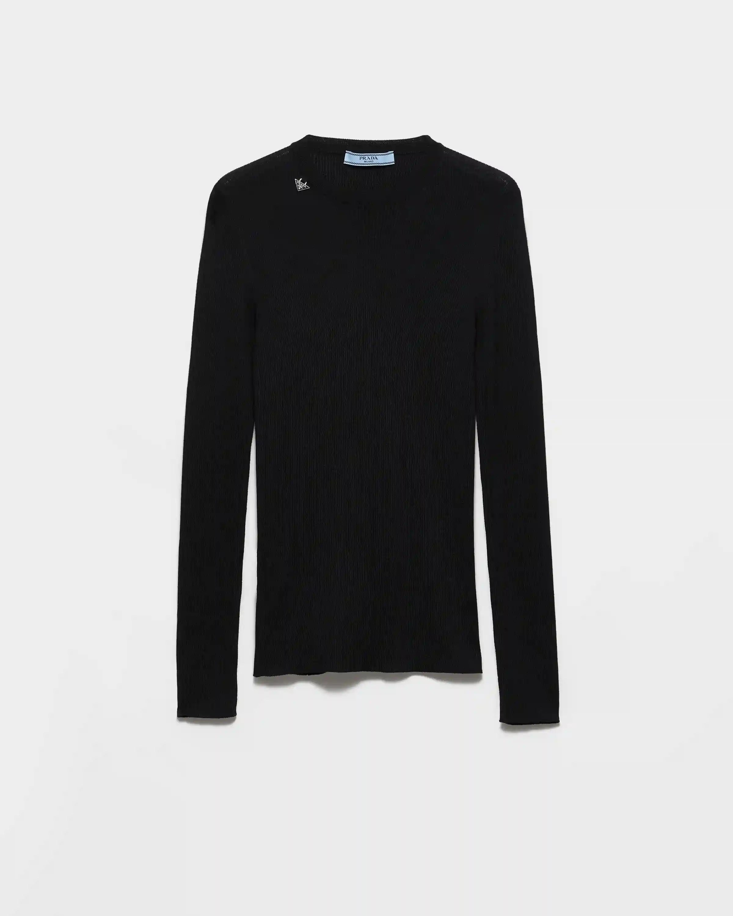 Wool crew-neck sweater