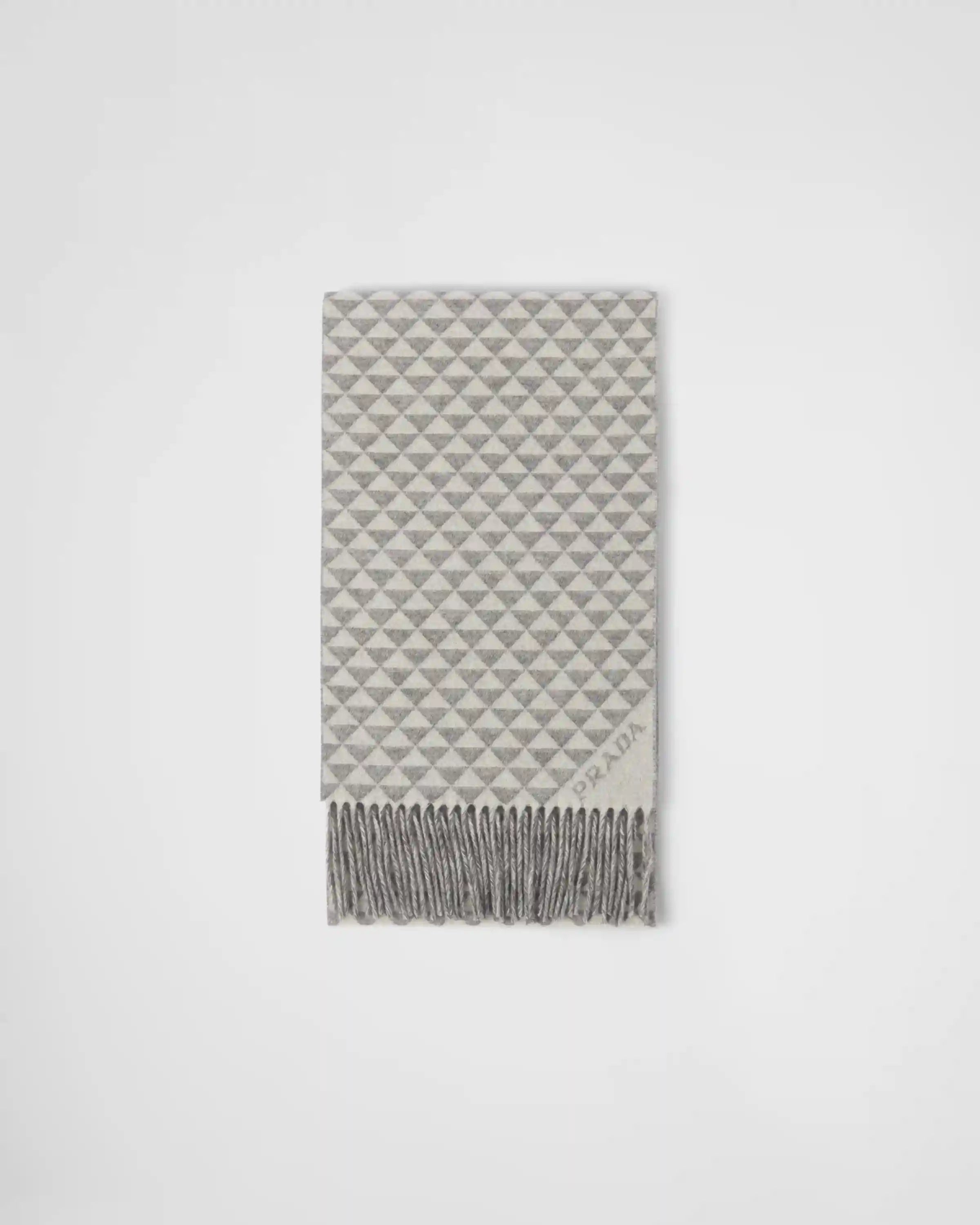 Symbole double wool and cashmere scarf