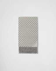 Symbole double wool and cashmere scarf