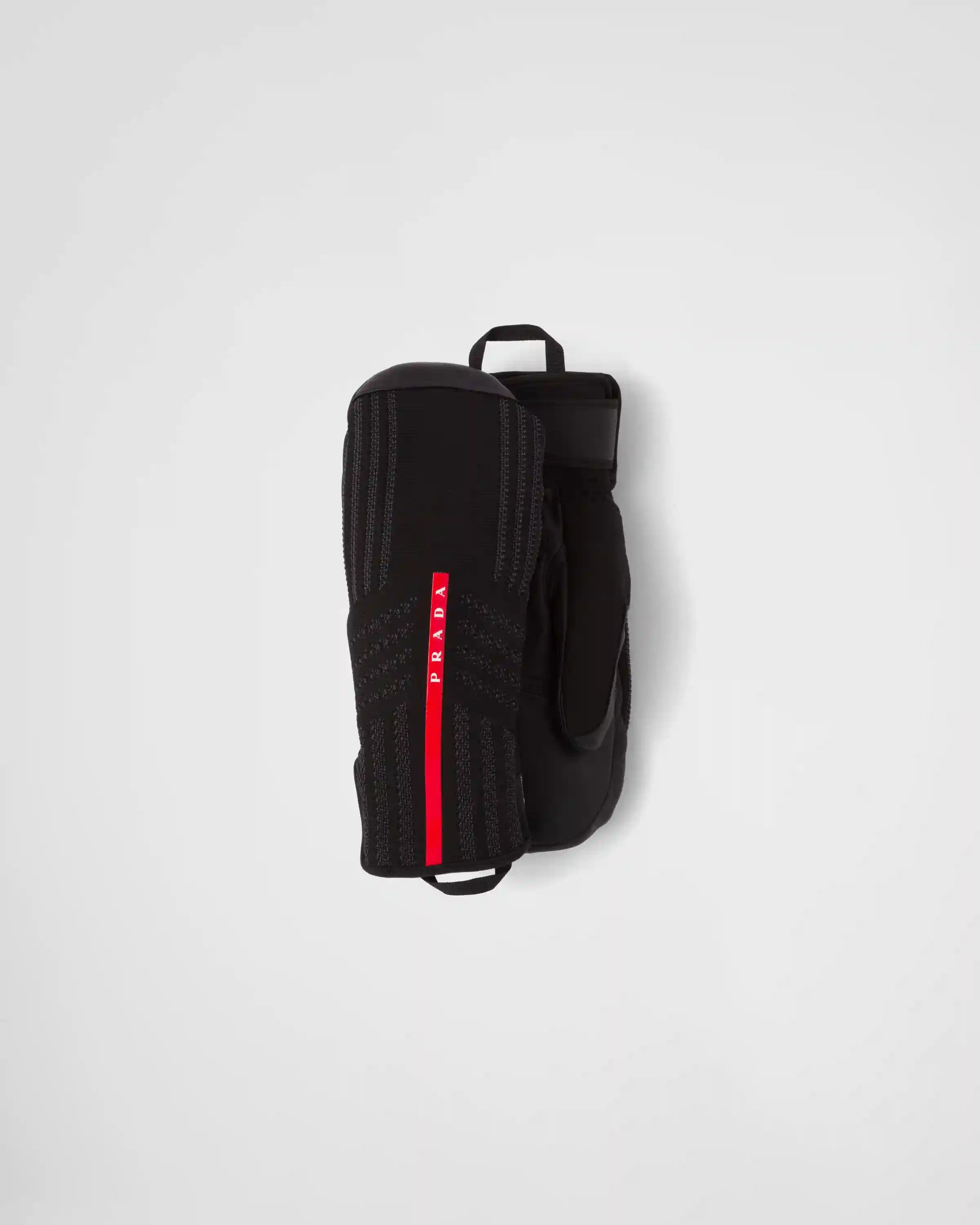 GORE-TEX, leather and knit ski mittens