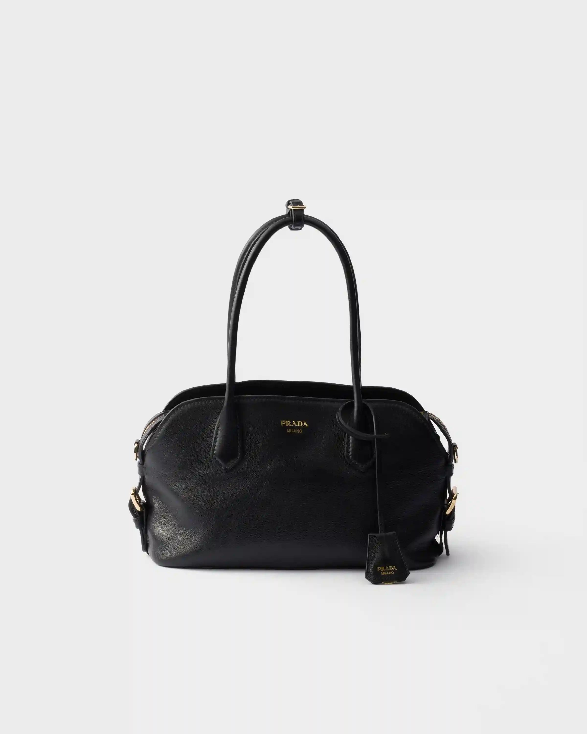 Prada Signet medium leather tote bag