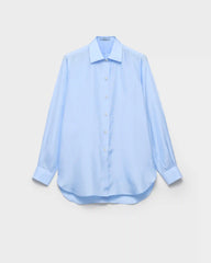 Silk poplin shirt