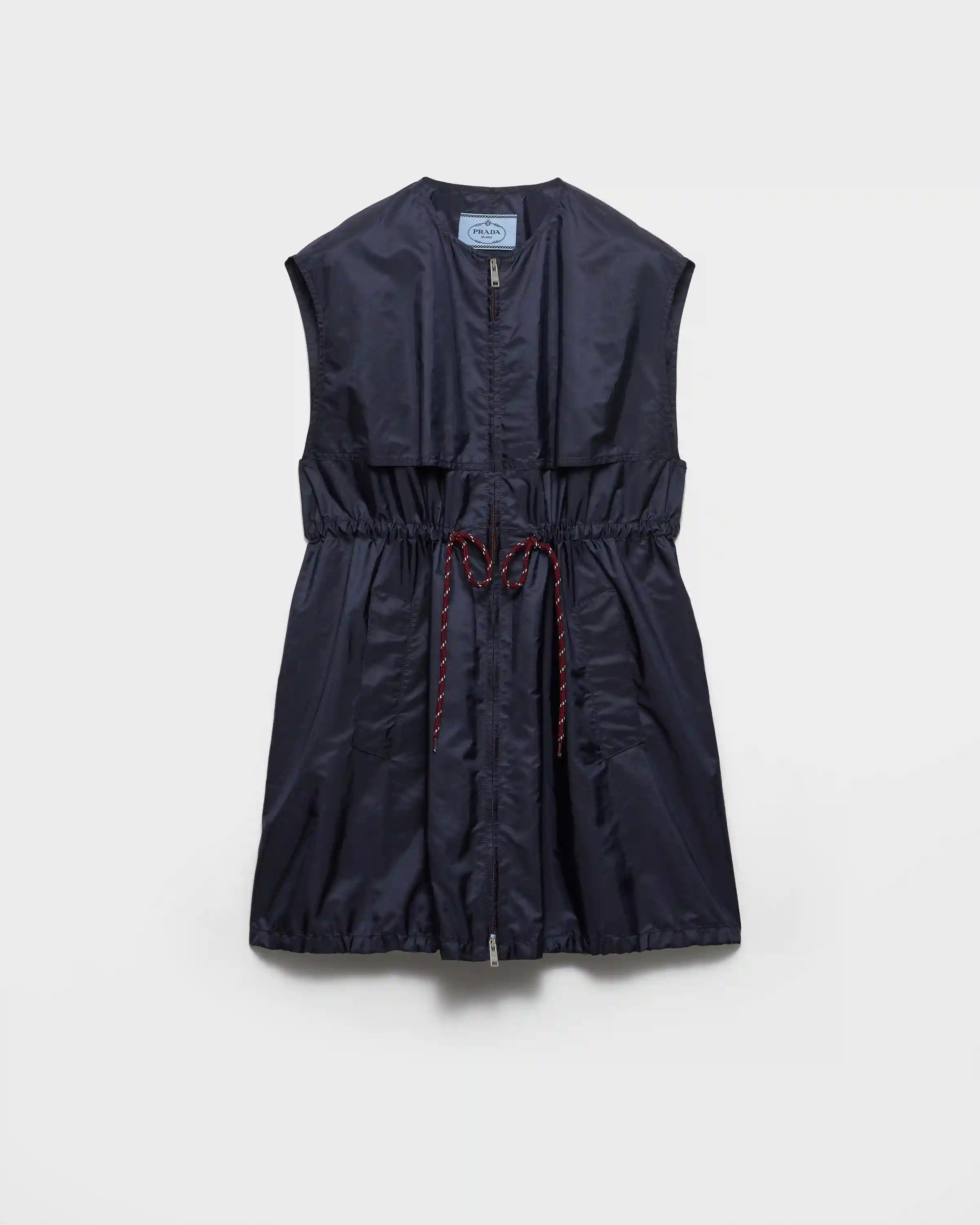 Light, sleeveless Re-Nylon mini-dress