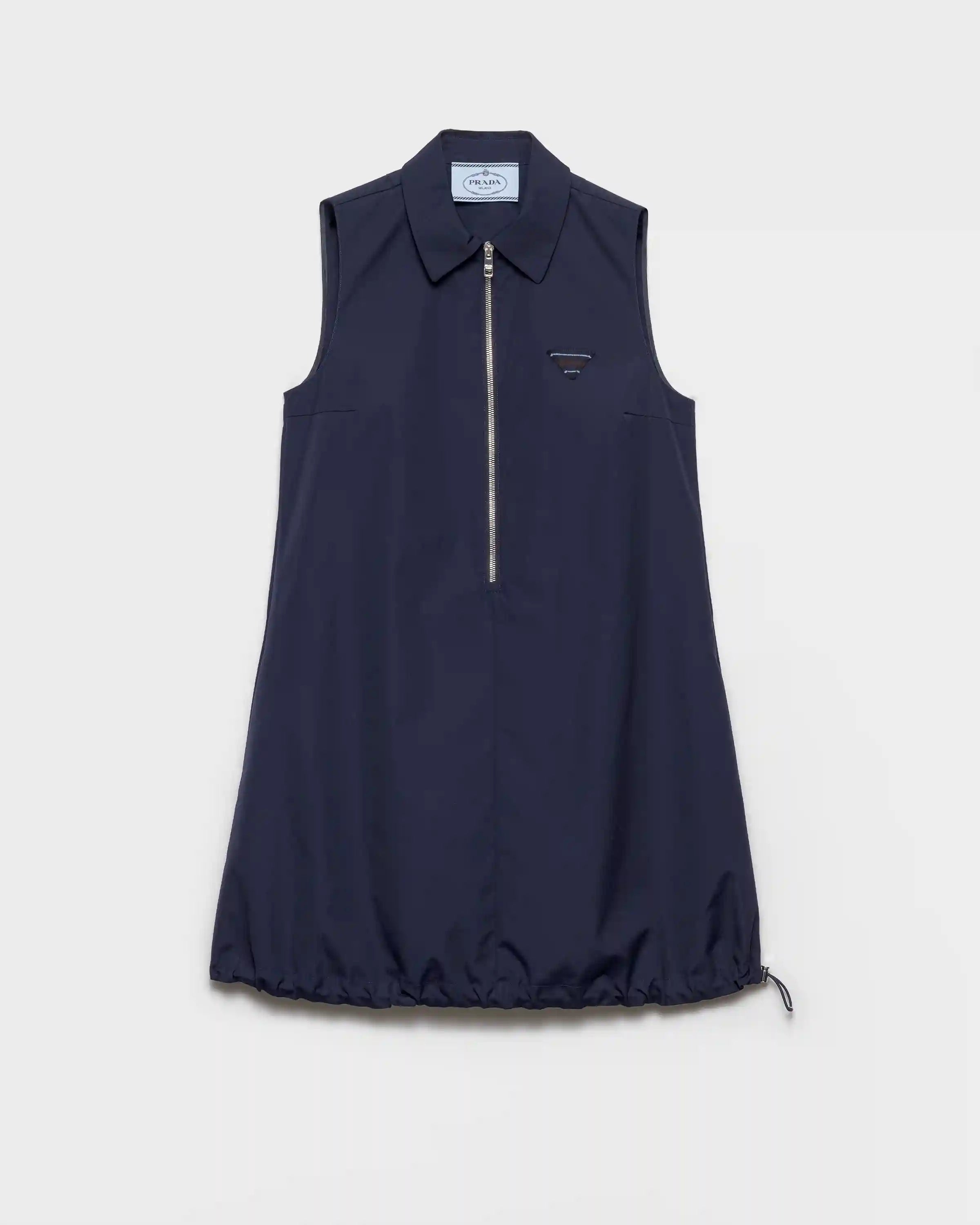 Poplin mini-dress