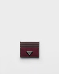 Prada Speedrock Re-Nylon and leather card holder