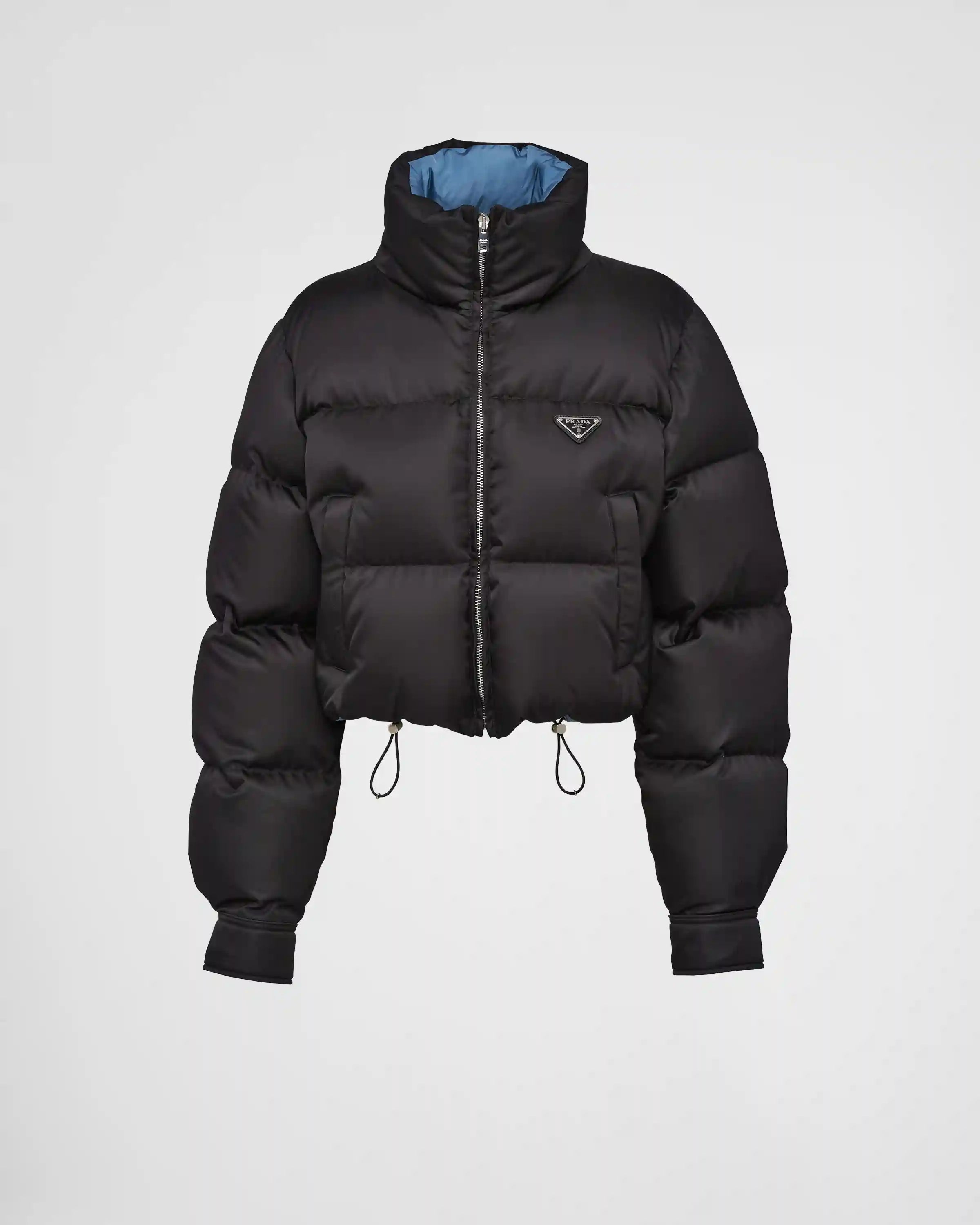 Re-Nylon cropped down jacket
