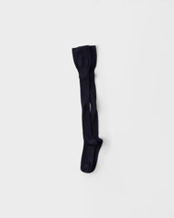 Silk thigh-high stockings 