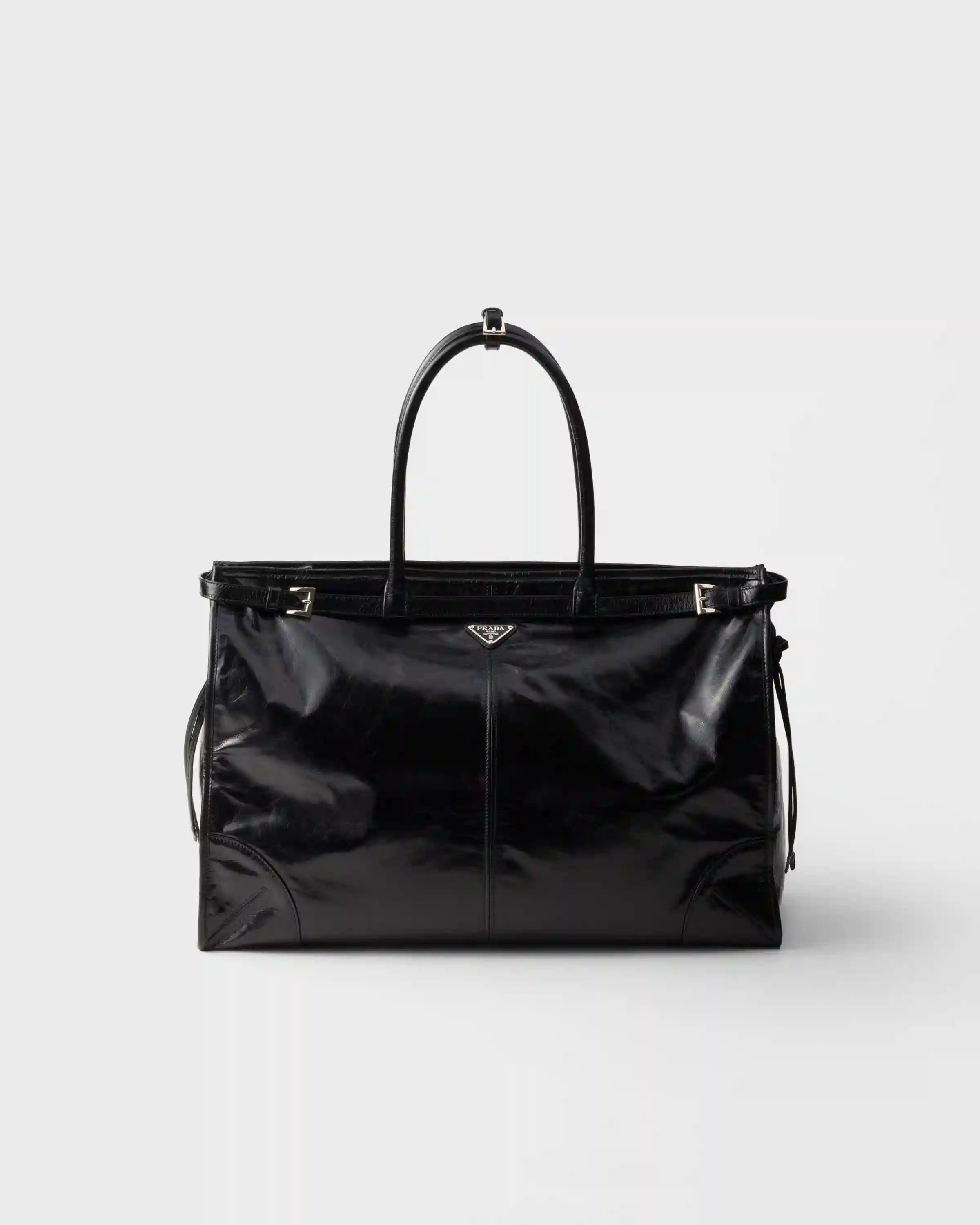 Prada Bonnie leather tote bag