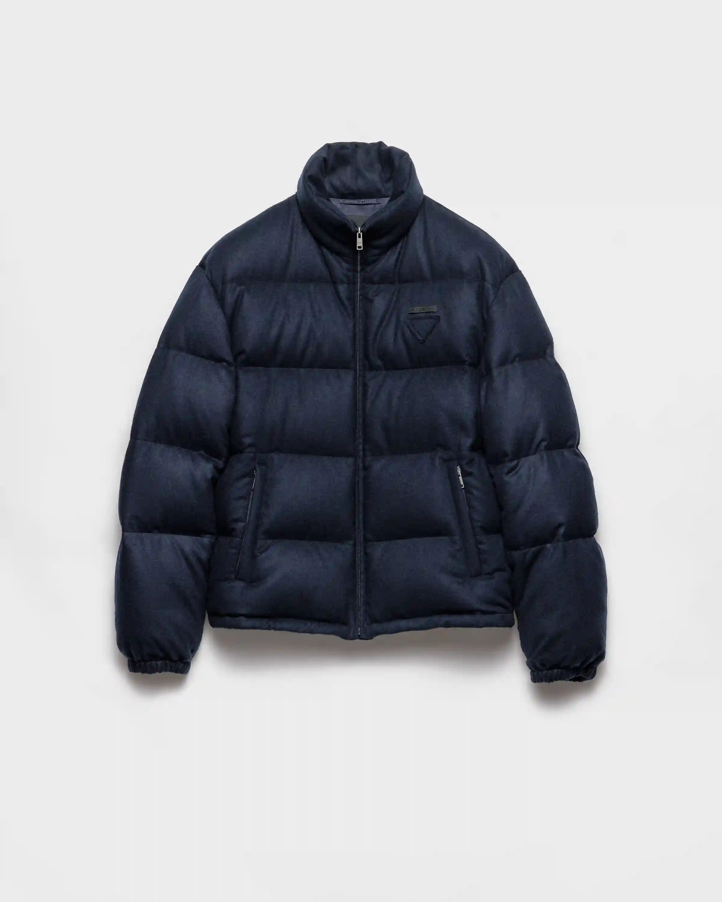 Medium-weight cashmere down jacket