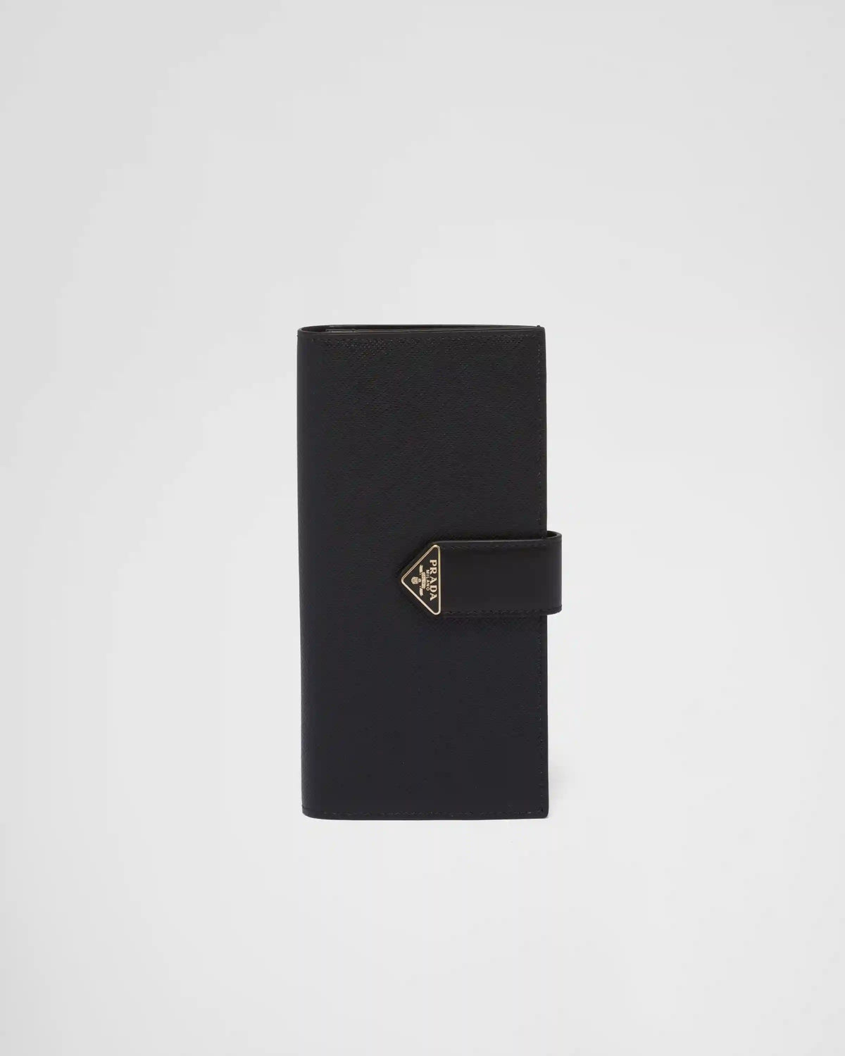 Large Saffiano and smooth leather wallet