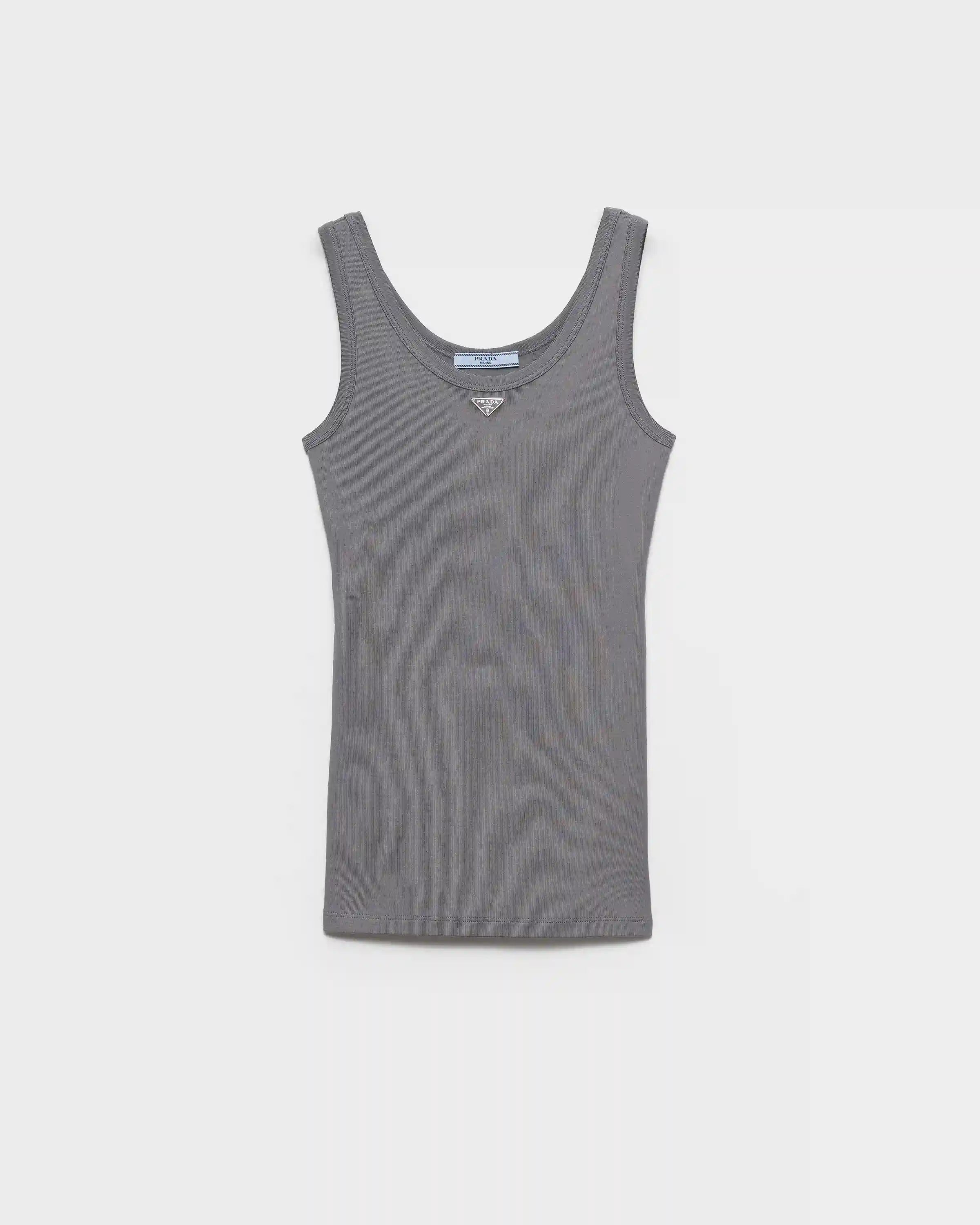 Ribbed knit tank top