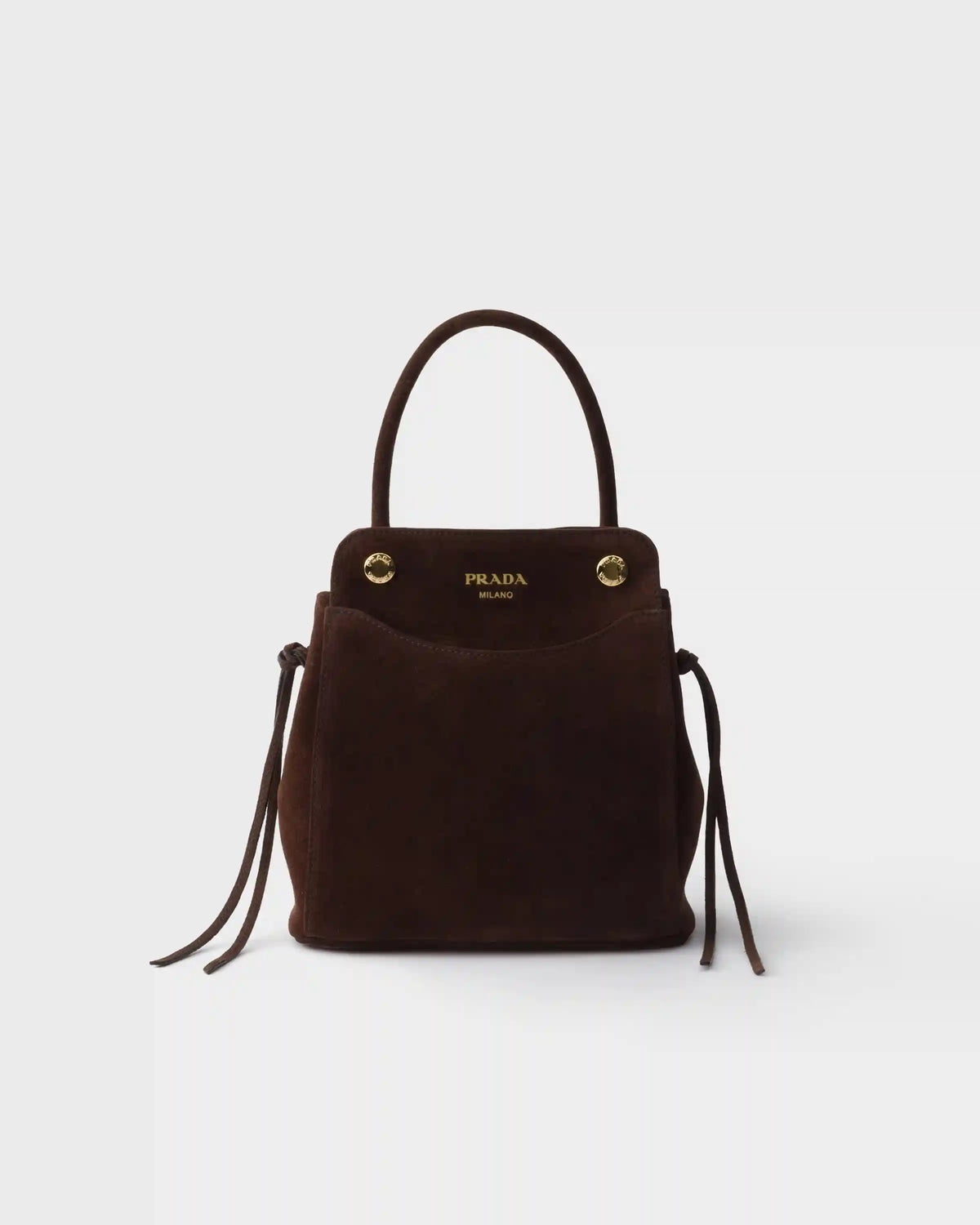 Prada Carry mini suede handbag