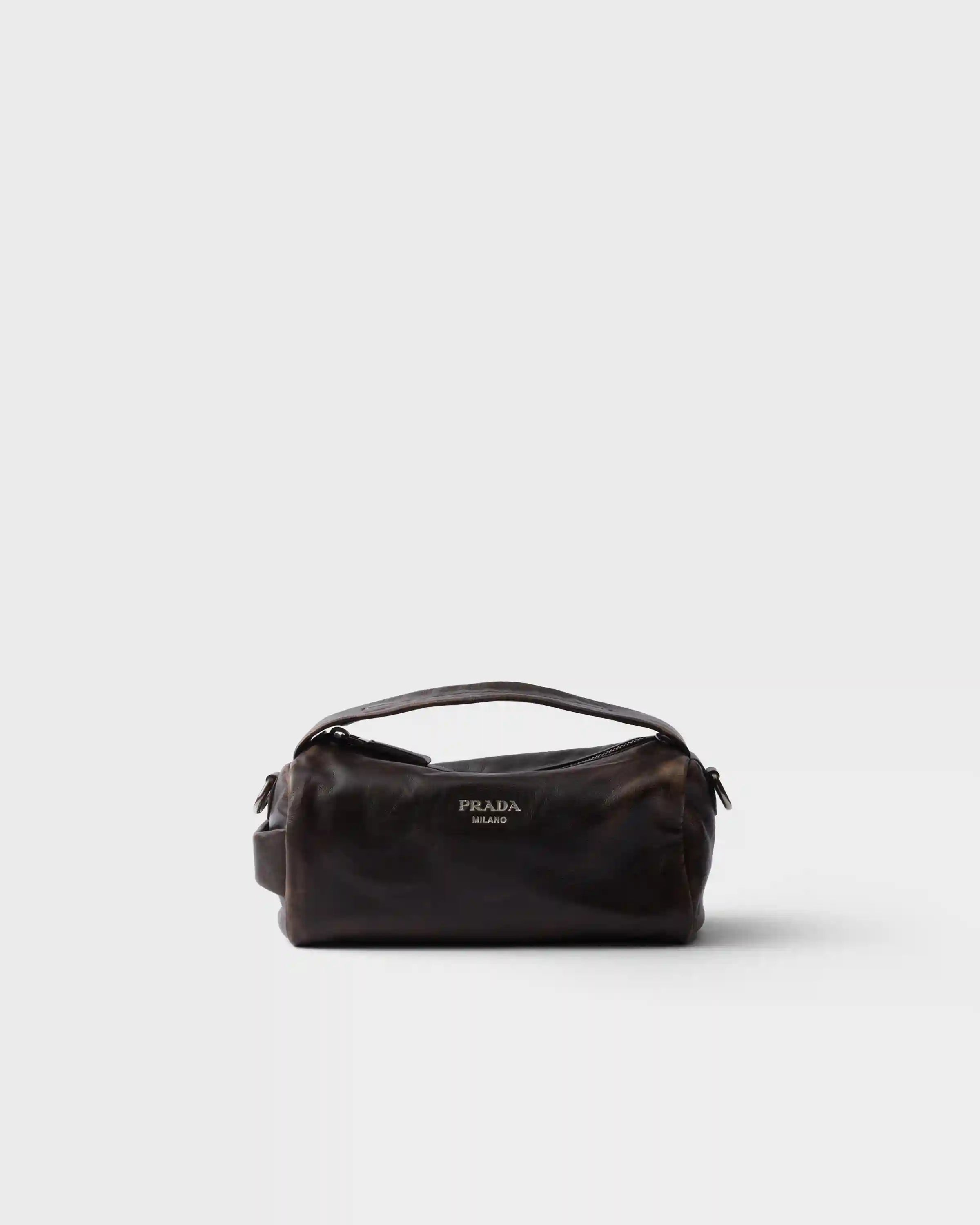 Nappa leather shoulder bag