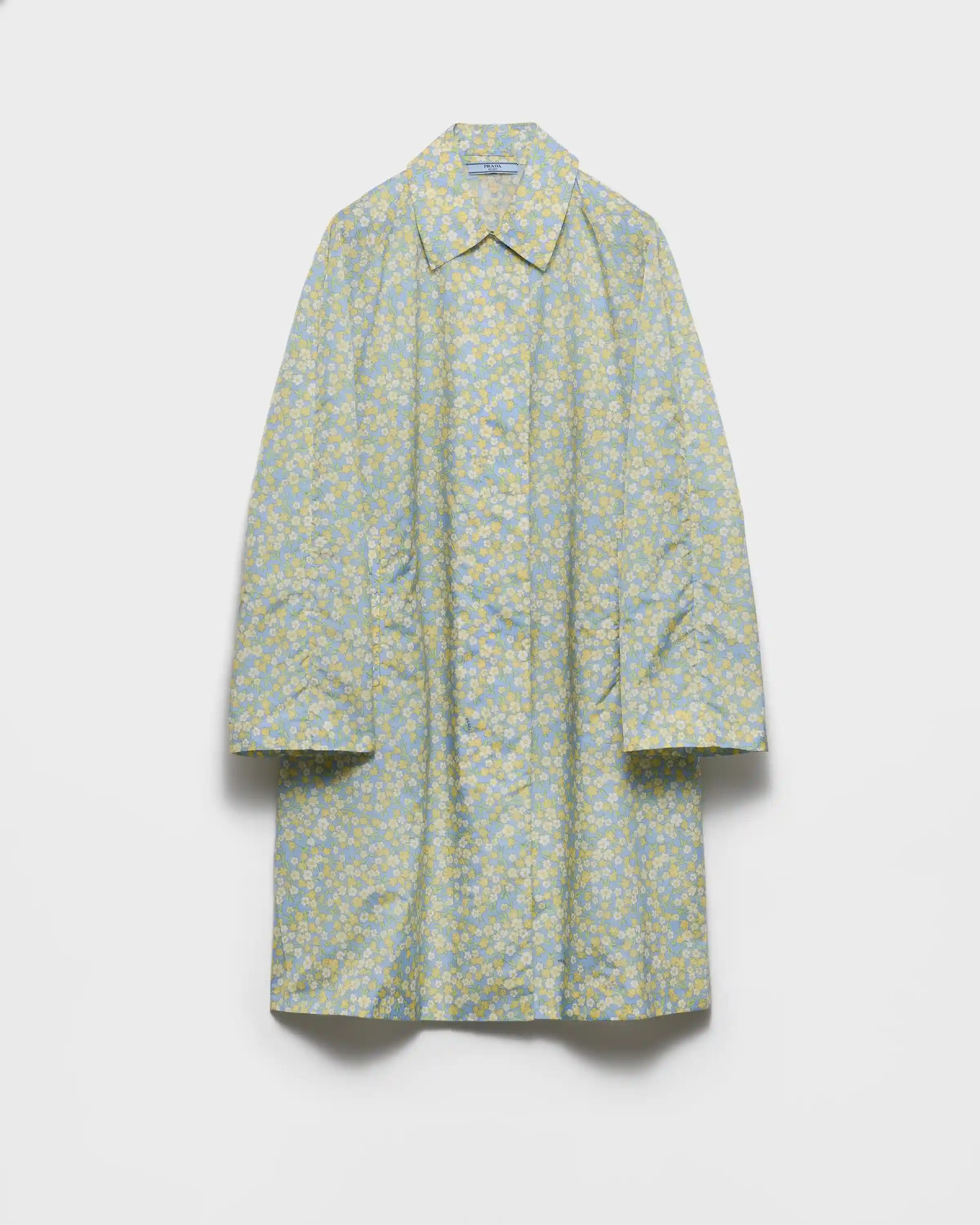 Printed Re-Nylon raincoat