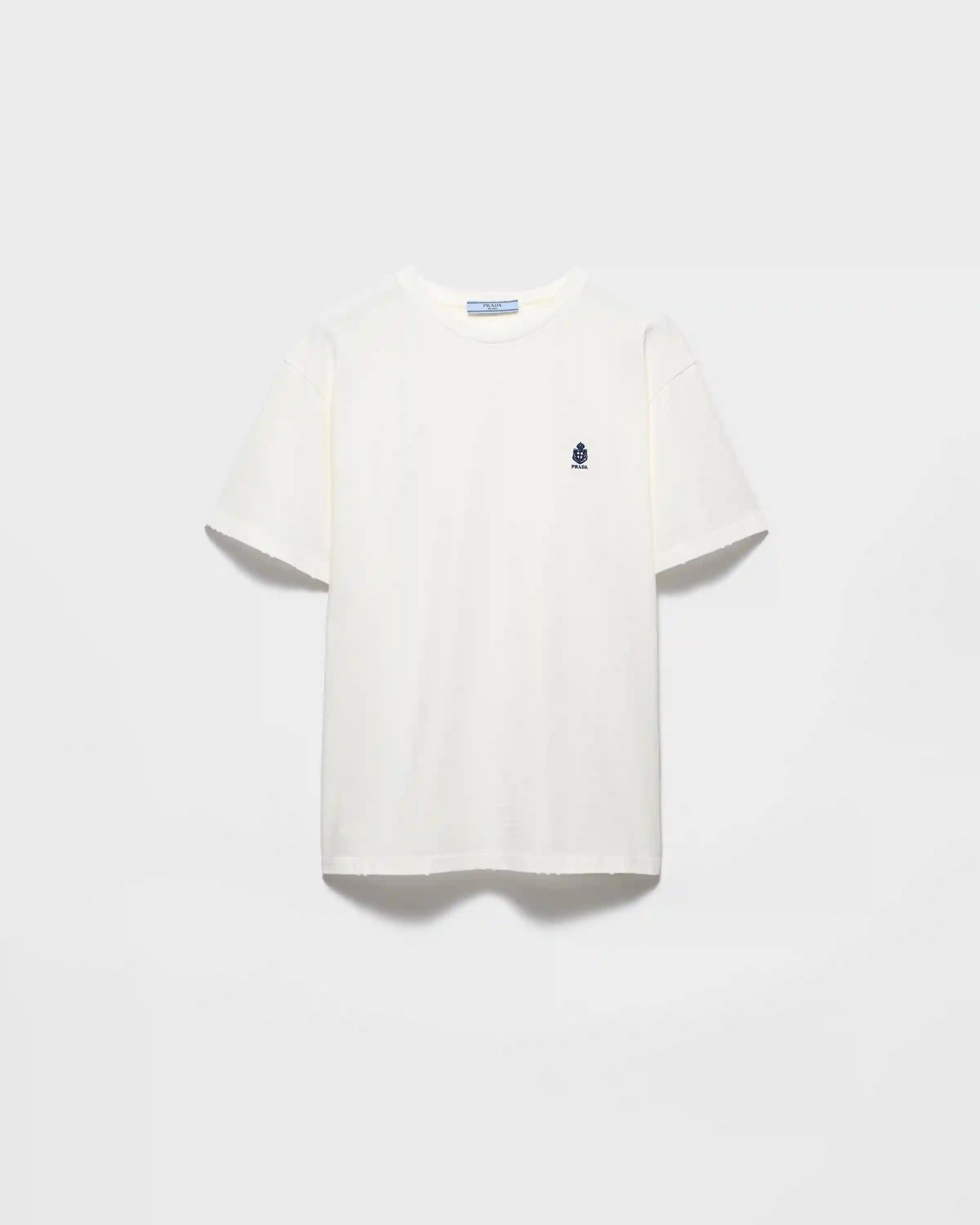 Garment-dyed jersey T-shirt